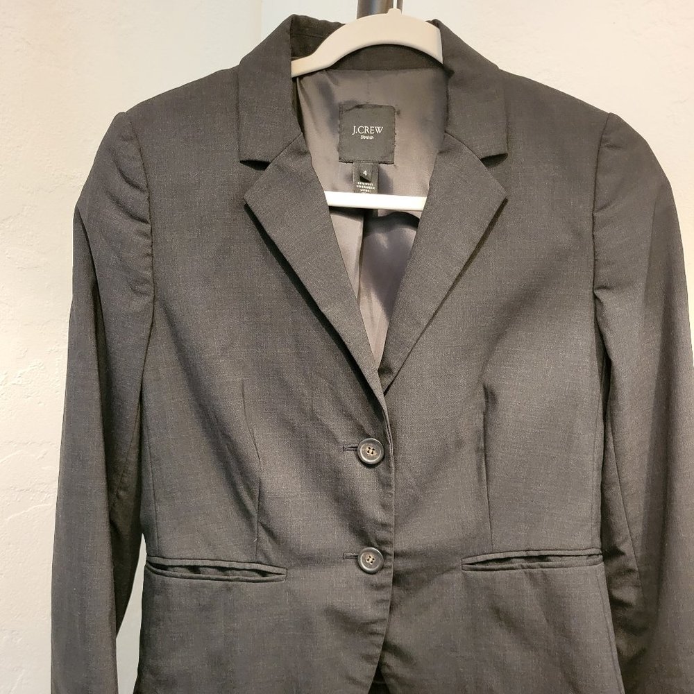 Gray J Crew Suit